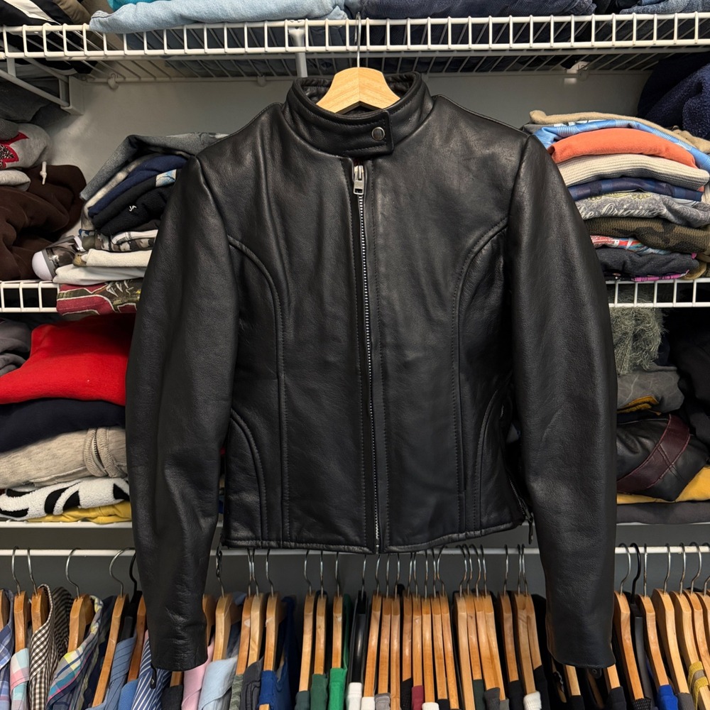 Classic Black Leather Jacket - Women’s Leather Jacket